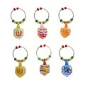 Ls Arts Inc LS Arts HK-018 Wine Charms - Hanukkah Dreidel HK-018